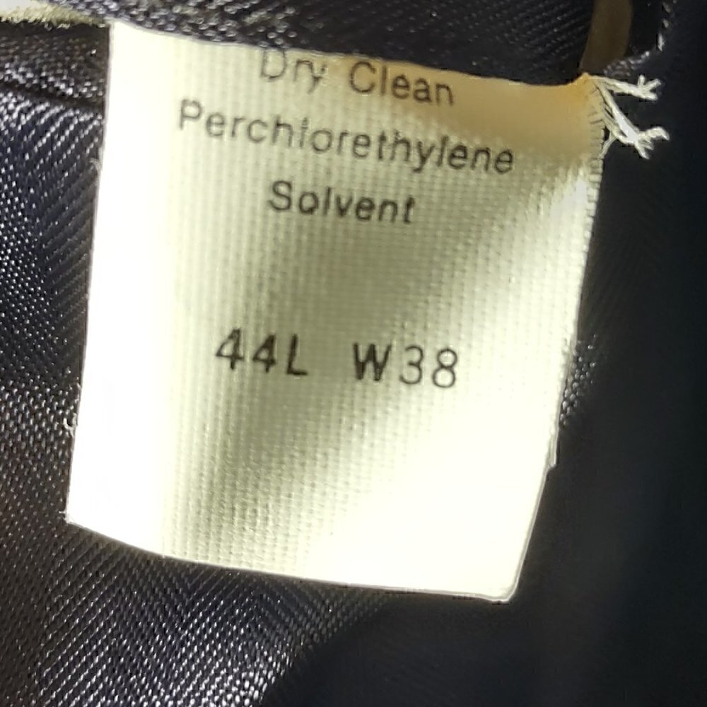 STANLEY BLACKER Men Size 44L Dark Blue Blazer - Picture 9 of 9